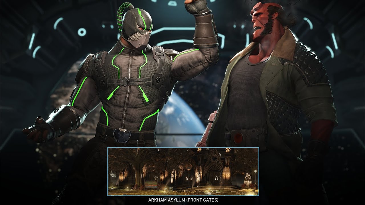 INJUSTICE 2 _ BANE VS HELLBOY (HARDEST)