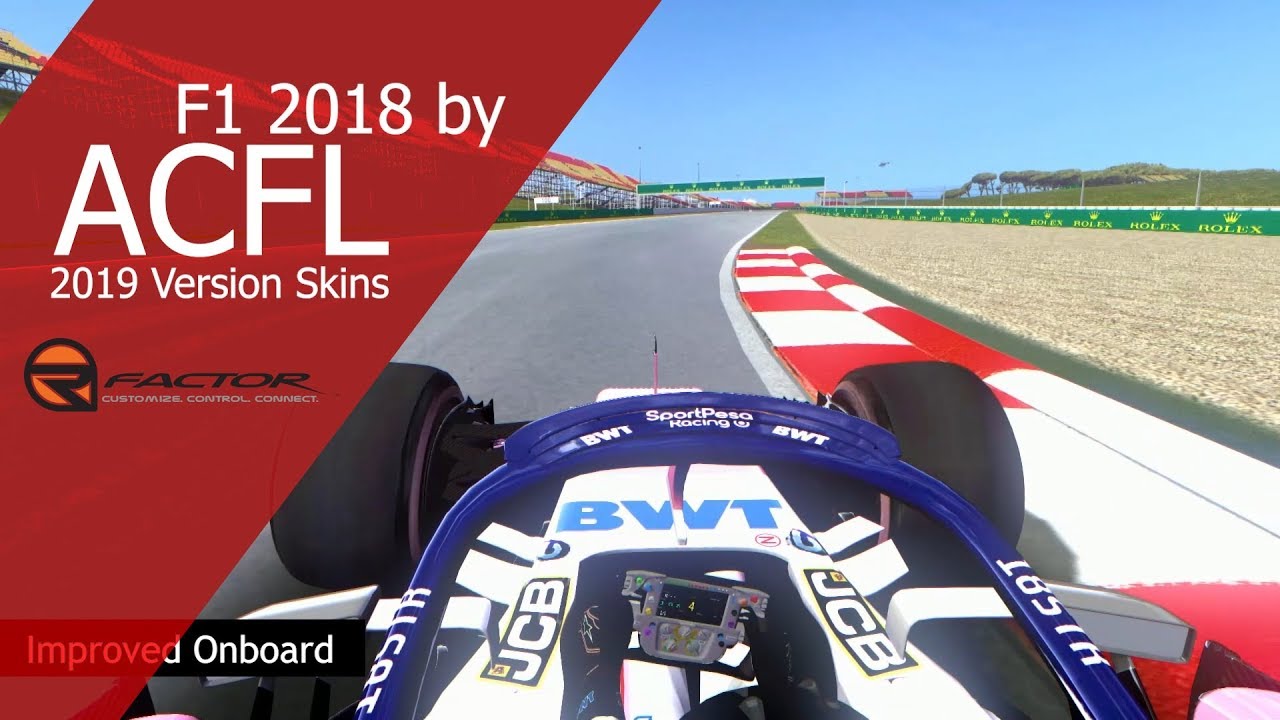 rFACTOR / F1-2018 ACFL (Version 2019 Skins) / Improved Onboards