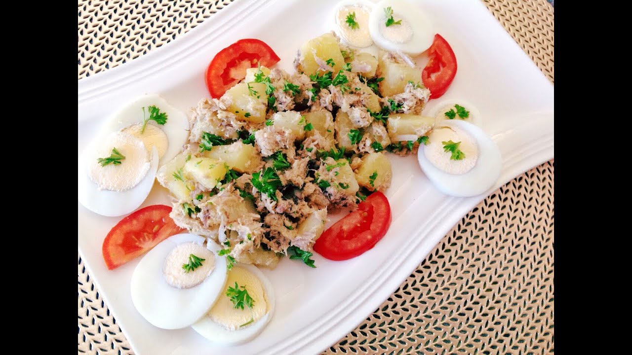 Salade de pommes de terre au thon