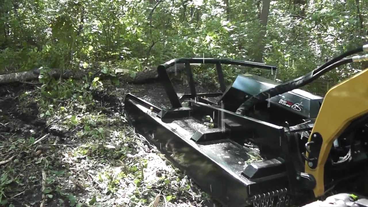 Skid Pro Industrial Brush Cutter Open Deck Demo Video