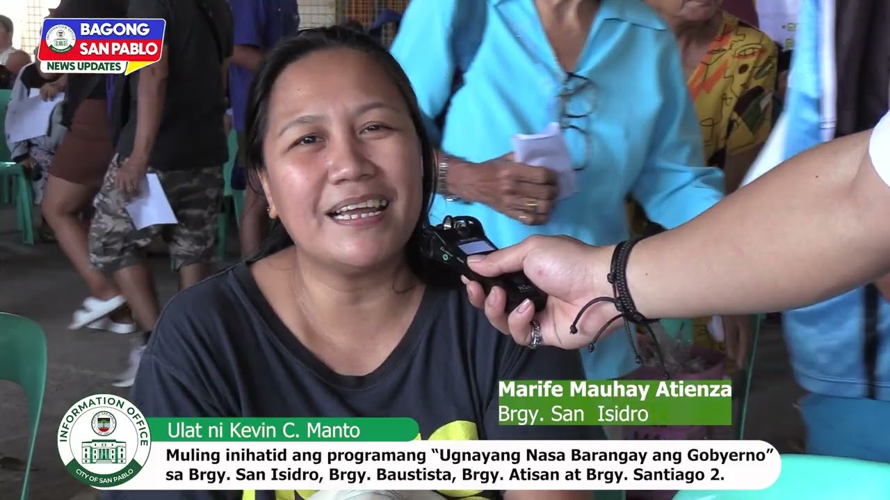 ANG PROGRAMANG NBG INAHATID SA BRGY. SAN ISIDRO, BAUTISTA, ATISAN AT SANTIAGO 2