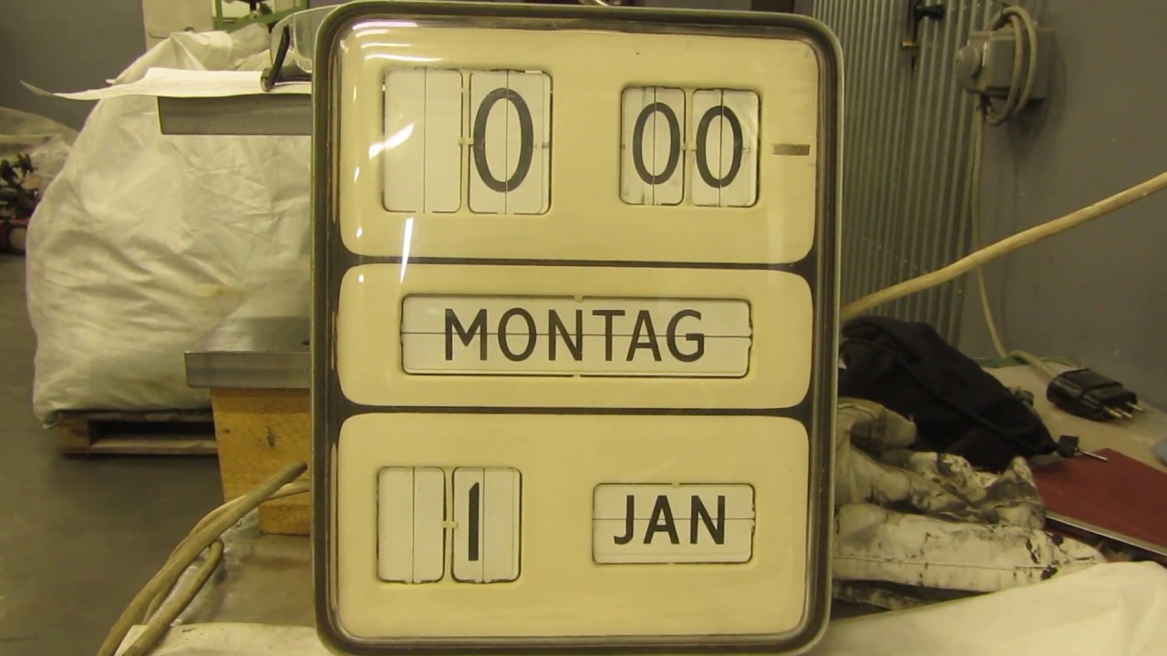 Flip clock Solari udine dator 5