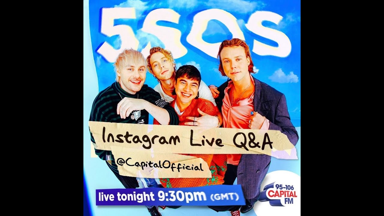 5 Seconds of Summer (5SOS) Instagram Live Q&A - Capital FM 3/3/2022