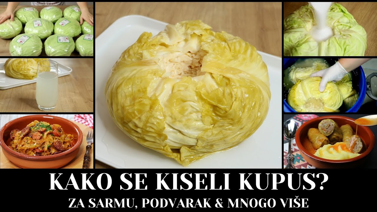 KAKO SE KISELI KUPUS ZA SARMU, PODVARAK I MNOGO VI&Scaron;E? HOW TO MAKE SAUERKRAUT AT HOME
