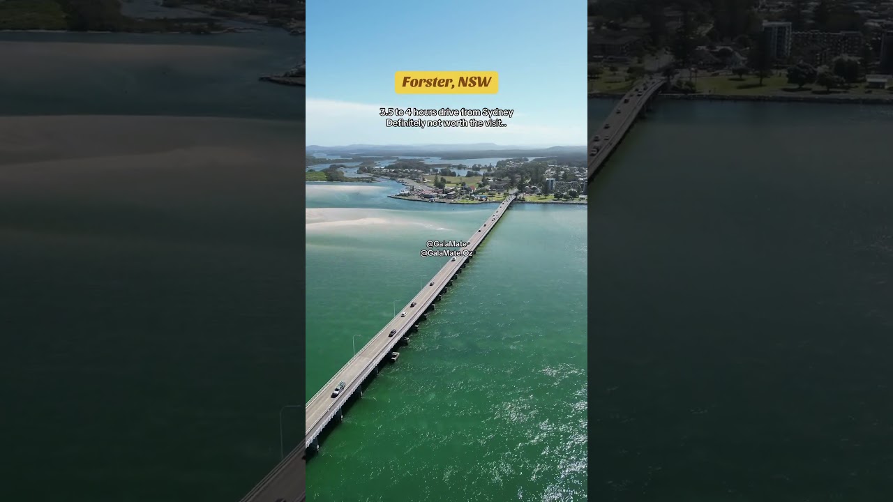 Forster, NSW. Only 3.5 to 4-hour drive from Sydney #visitnsw #visitaustralia #forster