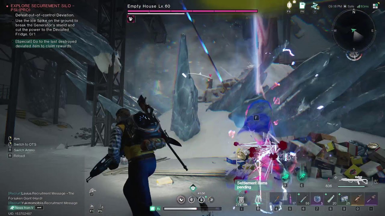 Once Human - Silo PSI Pro - Critical Pulse / No Buffs / Wooden arrows / Solo