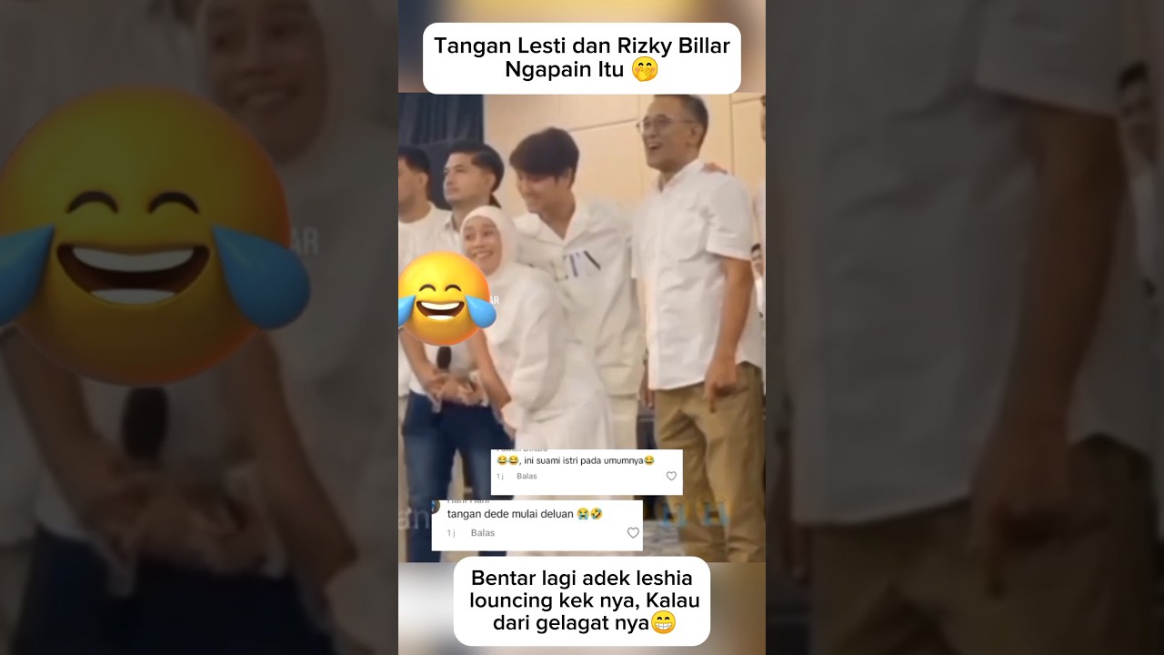 Tangan Lesti dan Rizky Billar ngapain itu 🤭#lestikejora #rizkybillar #shortvideo