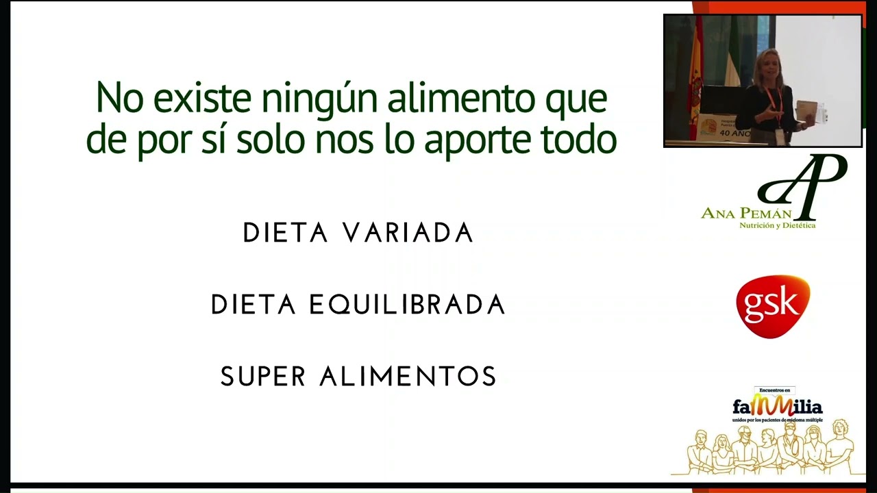 Encuentro en Familia pare pacientes de Mieloma Múltiple - La importancia de una buena alimentación