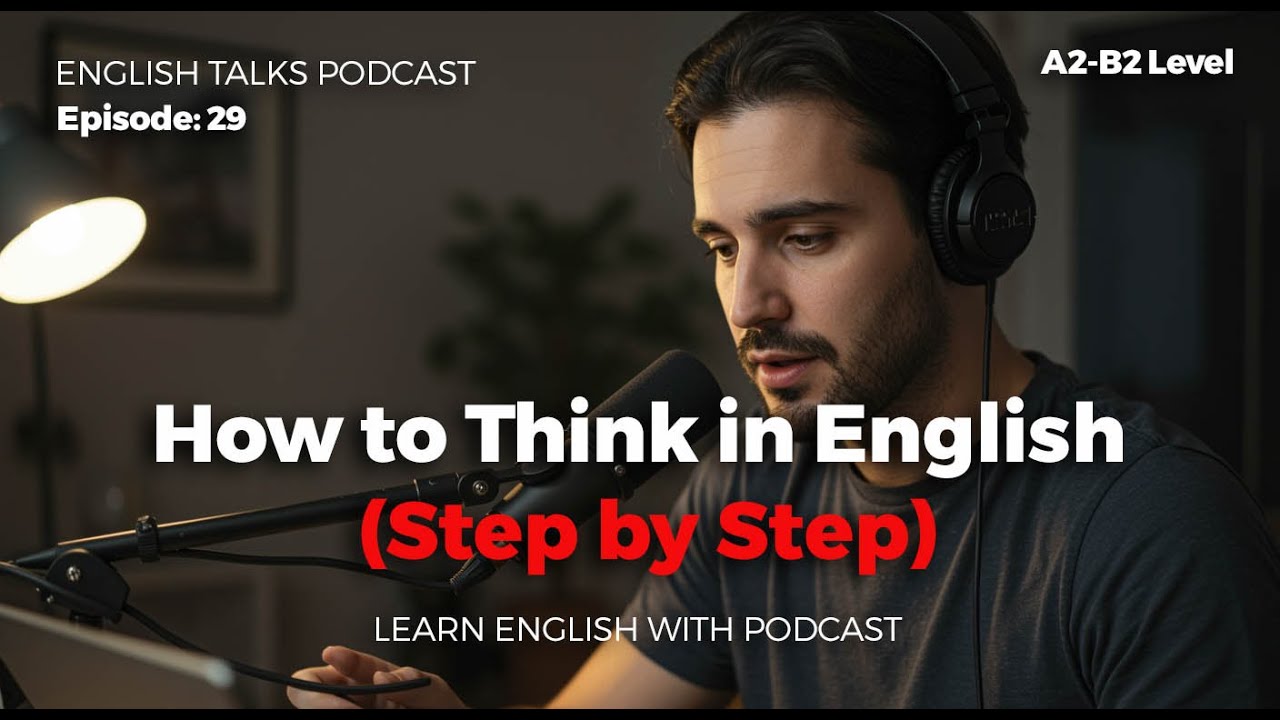 How to Think in English(Step by Step)- Learn Easy English with Real-Life Topics #LearnEnglishPodcast