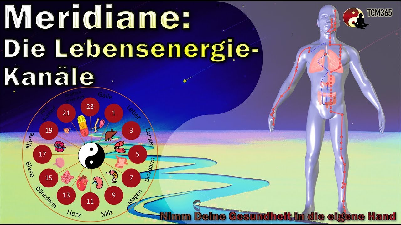 MERIDIANE als Kanäle für die Lebensenergie: So wendest du die Jahrhunderte alte Technik selbst an!