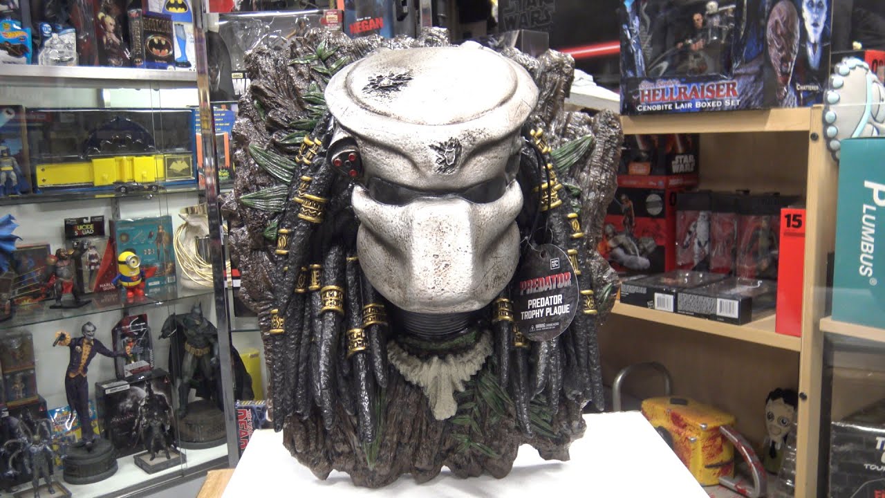 Unboxing Predator Life Size Wall Mount Bust!!! By Neca