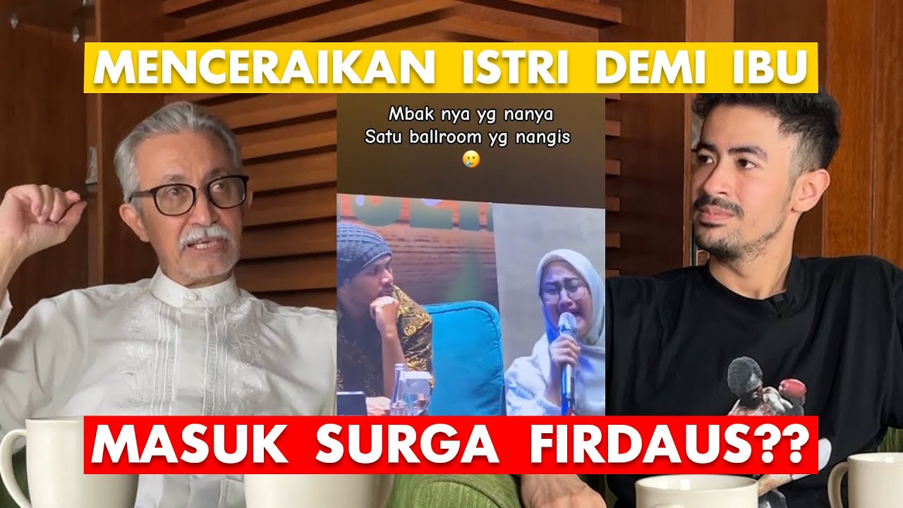REAKSI AYAH - MENCERAIKAN ISTRI DEMI IBU MASUK SURGA FIRDAUS?? VIDEO VIRAL KAJIAN HANAN ATTAKI