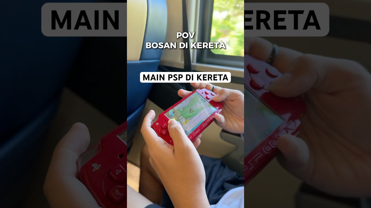 Main psp di kereta #gamerystation #psp #shorts