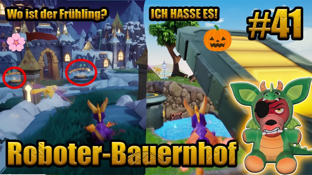 Spyro Reignited Trilogy: Diese Aufgabe ist SCHRECKLICH! 🎃 | Roboter-Bauernhof 100%