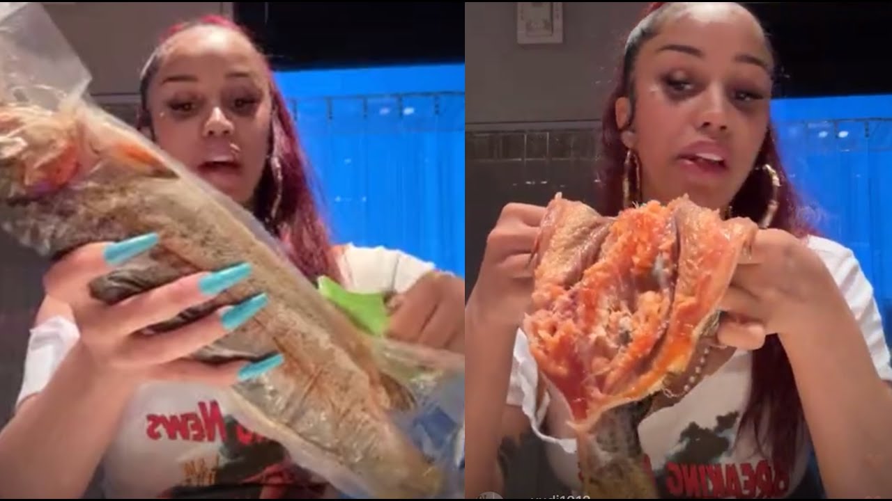 “Smells Like City Island” Cardi B Geeked Up After Eating Raw Fish She Bought Off The Internet