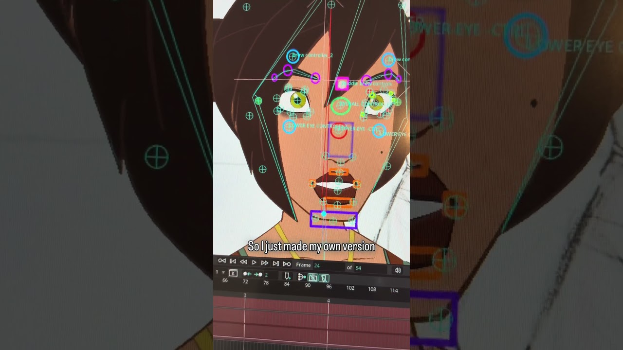 Moho Animation Facial Rigging / Character Animation #moho #animation #characterdesign