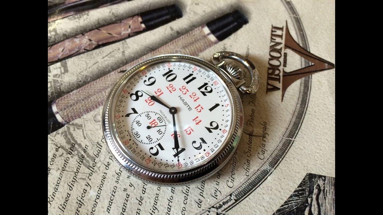 Reseña Reloj de Bolsillo Haste Ferrocarrilero 1920
