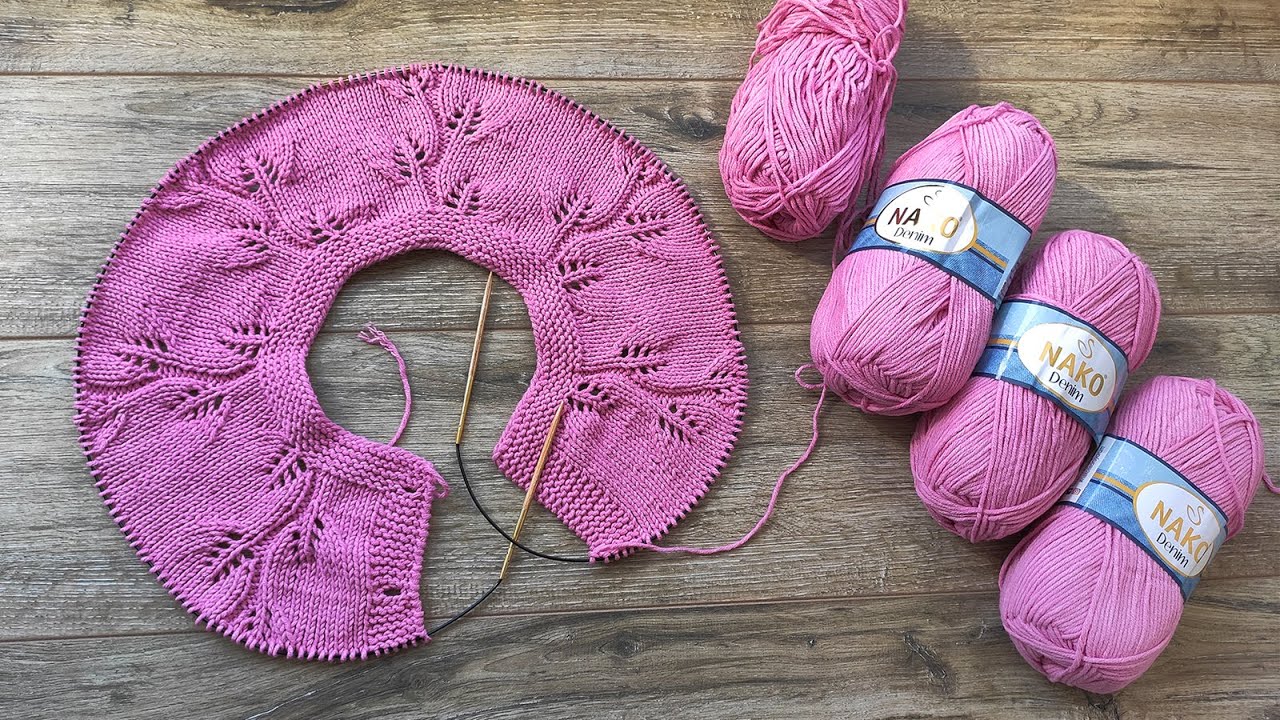 Детский кардиган «Лиана» спицами (часть 1) 🍂 Children's cardigan «Liana» knitting pattern