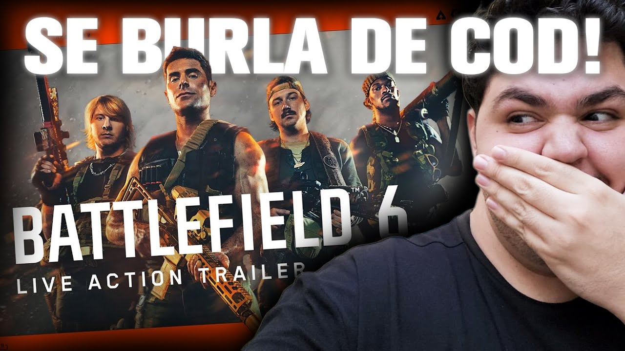 BATTLEFIELD 6 SE RIE DE ACTIVISION!!! - REACCION TRAILER BATTLEFIELD 6 LIVE ACTION
