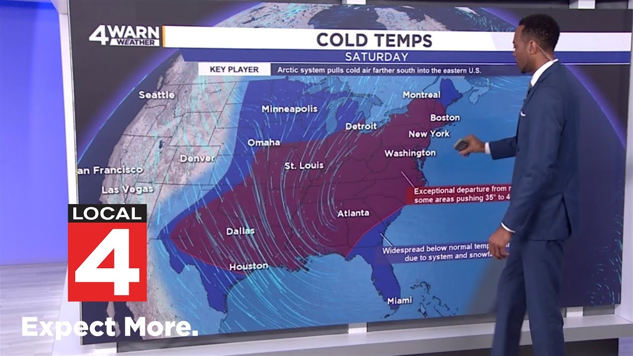 Metro Detroit weather forecast, Jan. 30, 2026  -- 4 p.m. Update