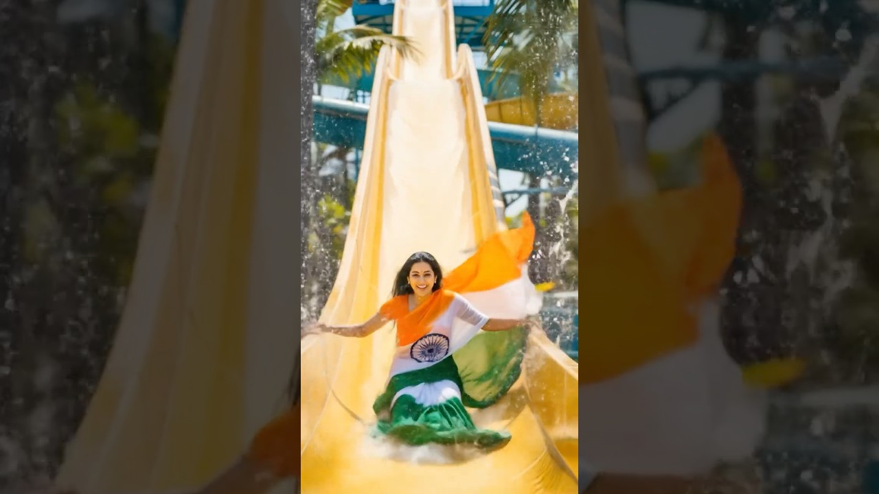 The indian 🇮🇳 girl mocked by pakistani 🇵🇰 girl for not having swimming pool slide #ai #india