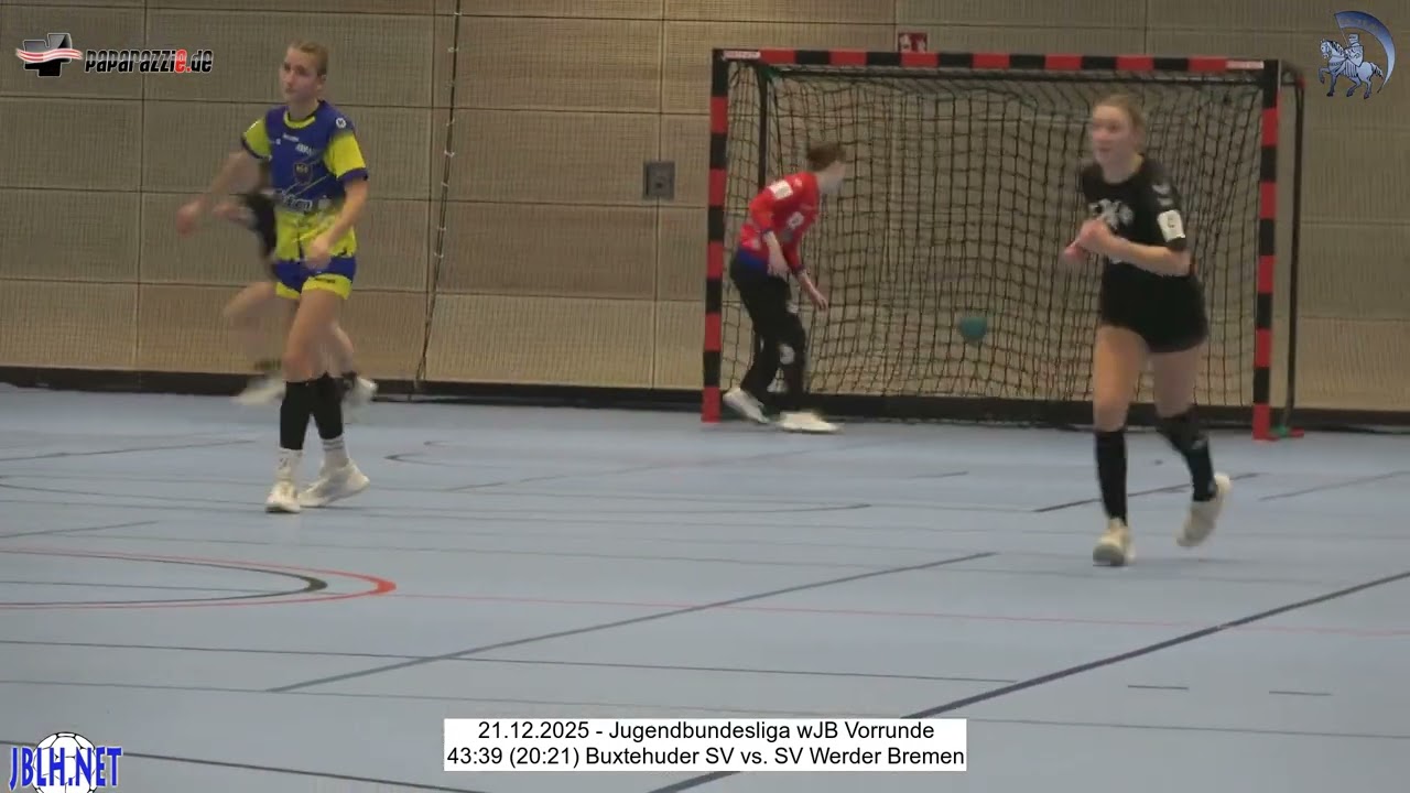 43:39 (20:21) Buxtehuder SV vs. SV Werder Bremen - 21.12.2025
