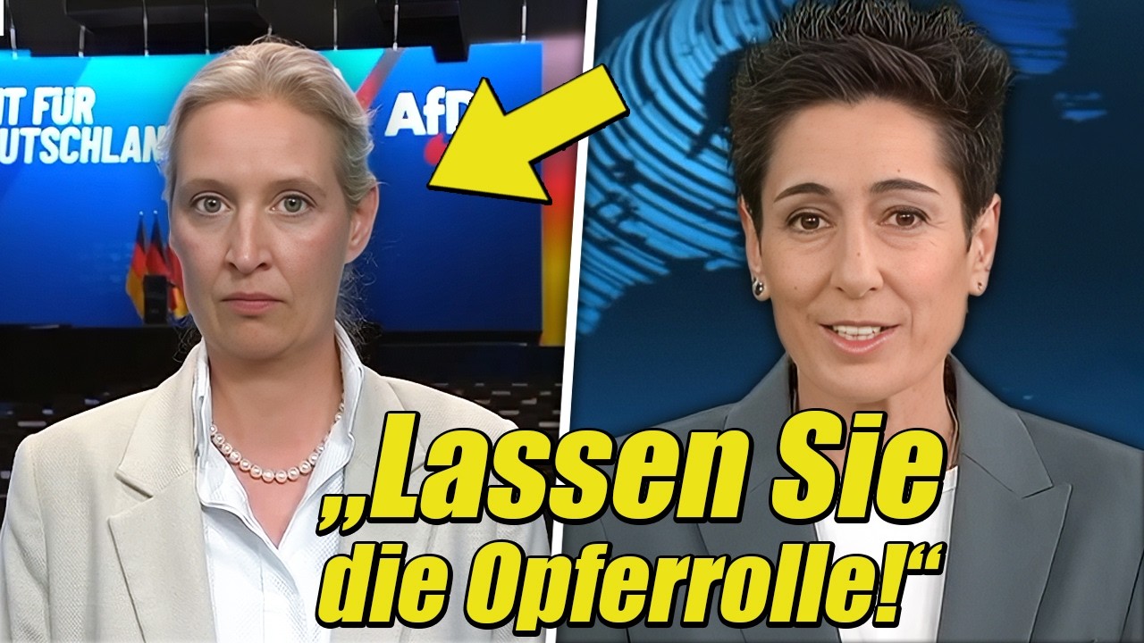 Dunja Hayali GRILLT AfD-Chefin Alice Weidel Und Die RASTET AUS Wie Ein Kleinkind!