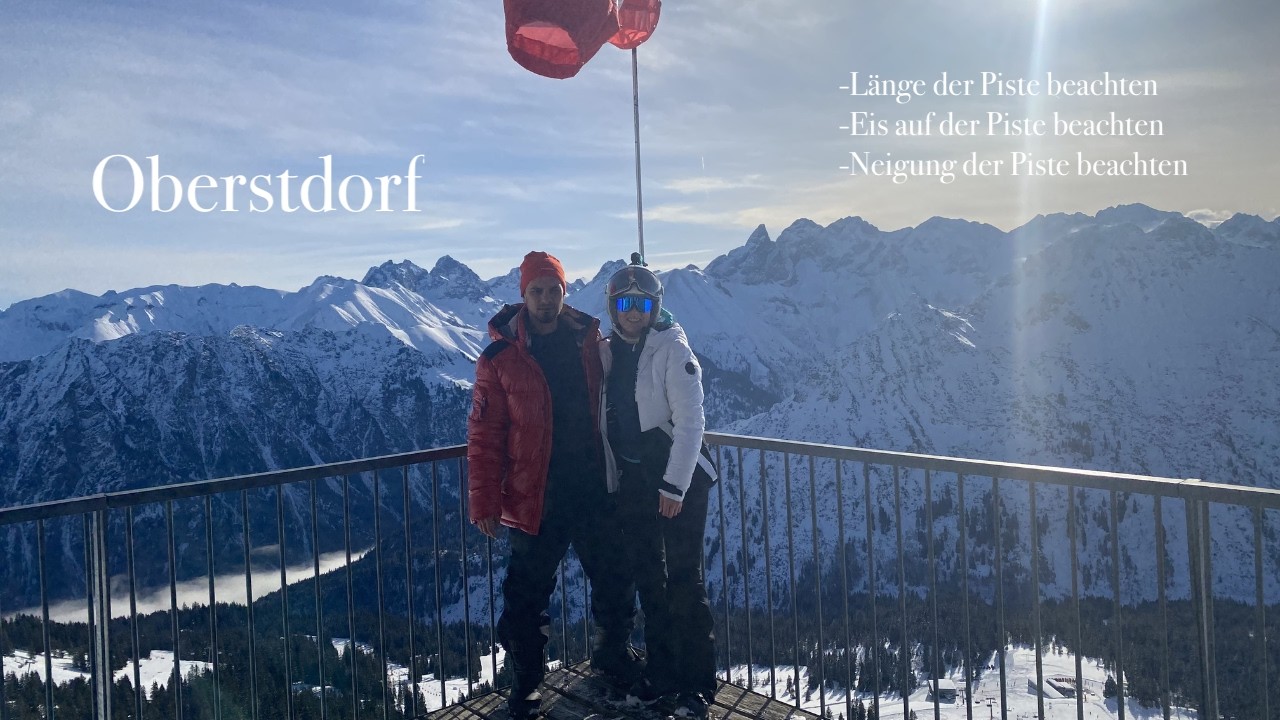 Abfahrt am Fellhorn/Kanzelwand Oberstdorf  Snowboarding and Skiing Panorama zun Genießen Insta360 4K