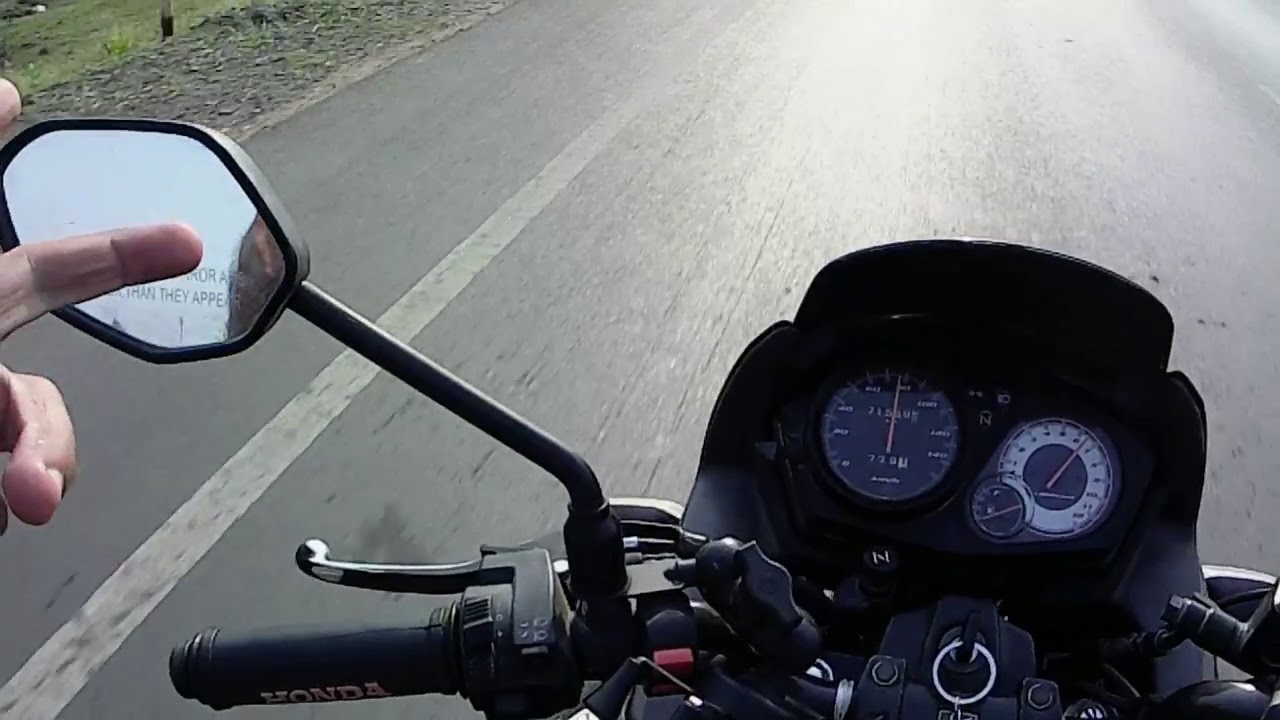 Top speed of honda stunner 120kmph after 70k km | honda CBF125 stunner
