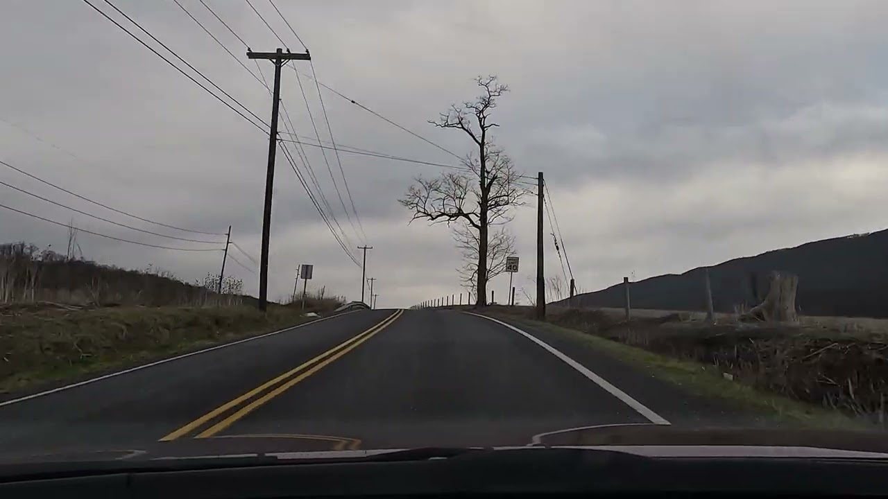Driving from Lewistown to Lewisburg, PA via New Berlin (03/13/2026)