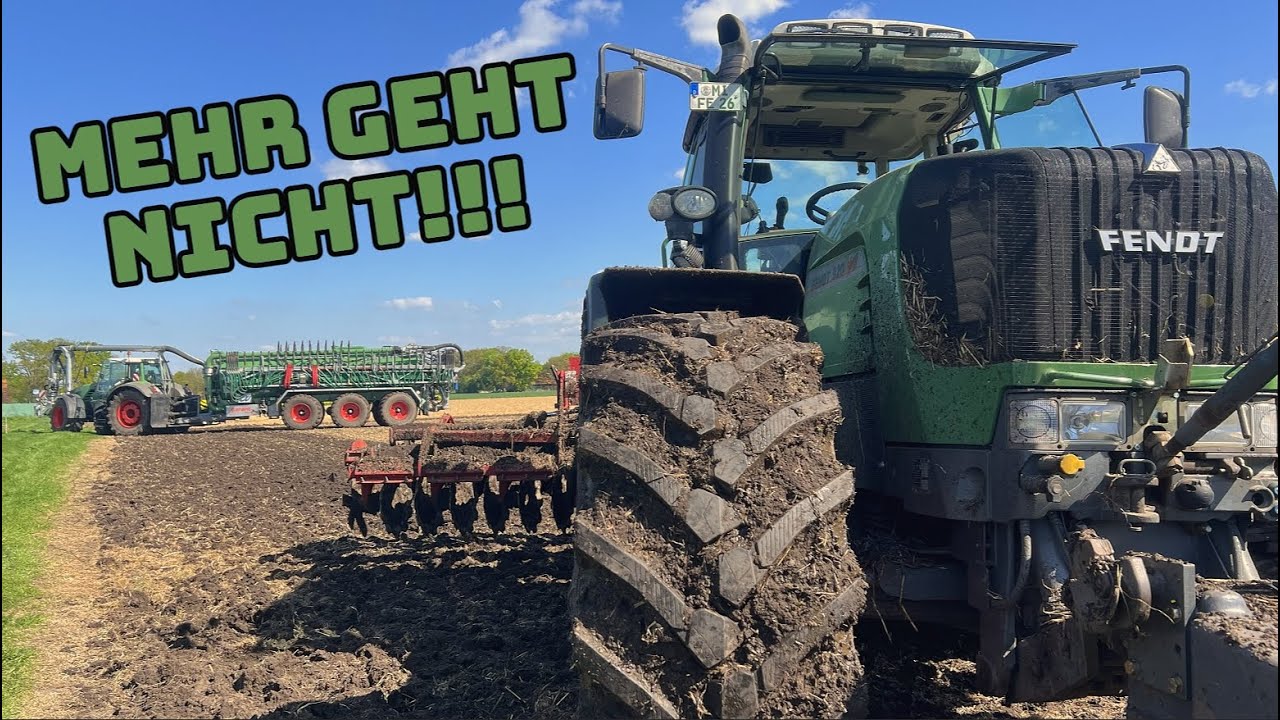 Mein erstes Mal ! | Gülleausbringung und Einarbeitung mit dem Fendt 933, 920 und 1050 | Soundcheck
