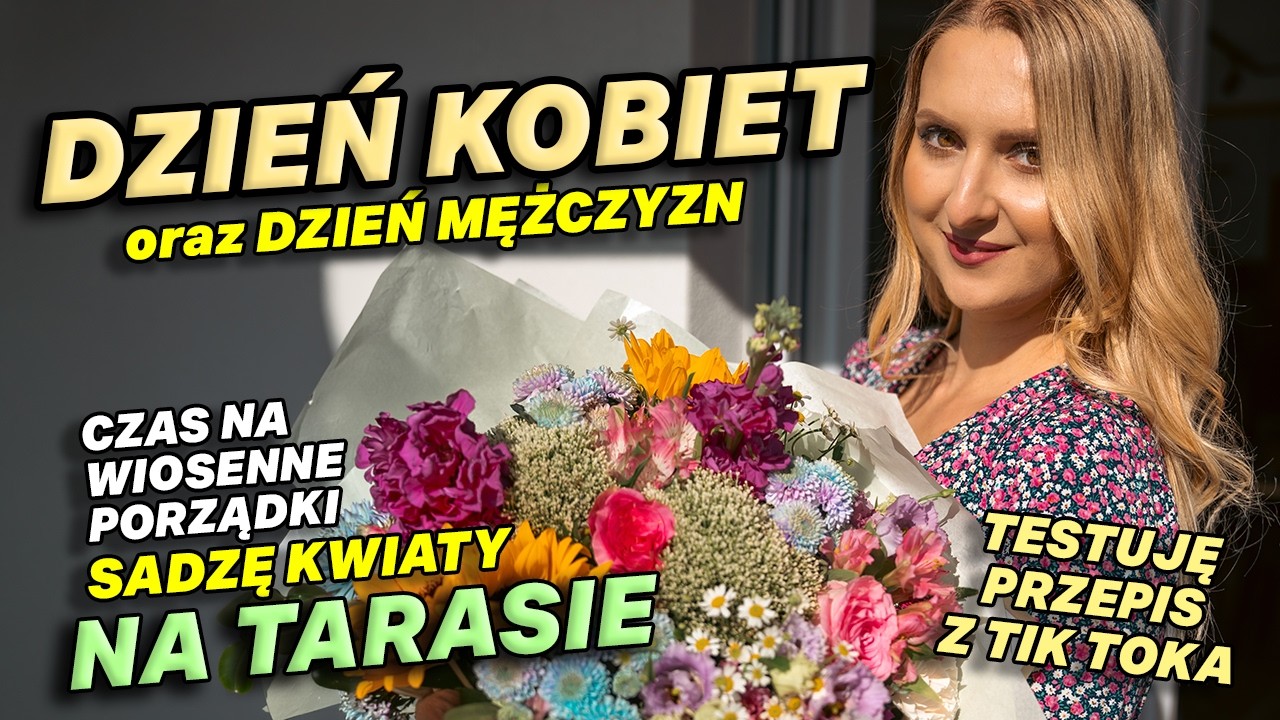 ZMIENIAM BALKON NA WIOSNĘ - PORZĄDKI, KWIATY I PRZEPIS NA SAŁATKĘ Z TIKTOKA 