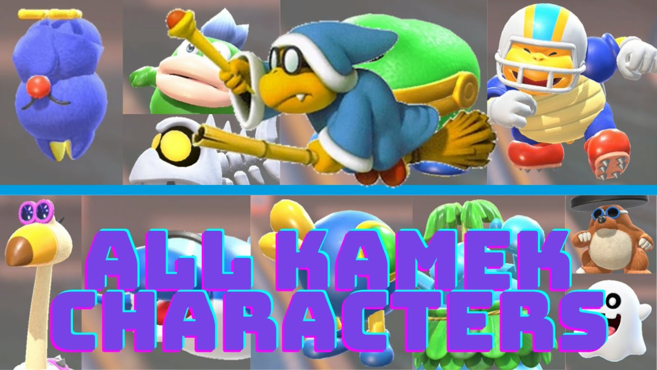 Mario Kart World All Kamek Characters