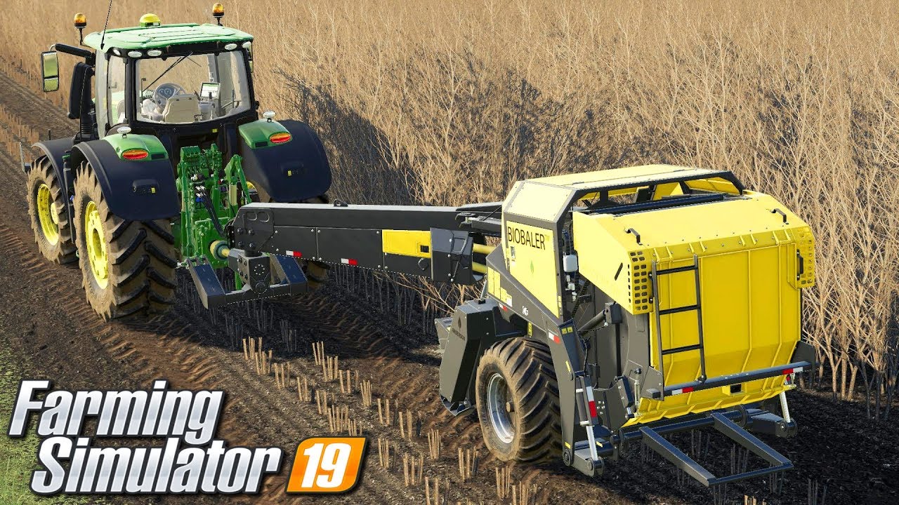 Prasowanie topoli energetycznej - Farming Simulator 19 | #46