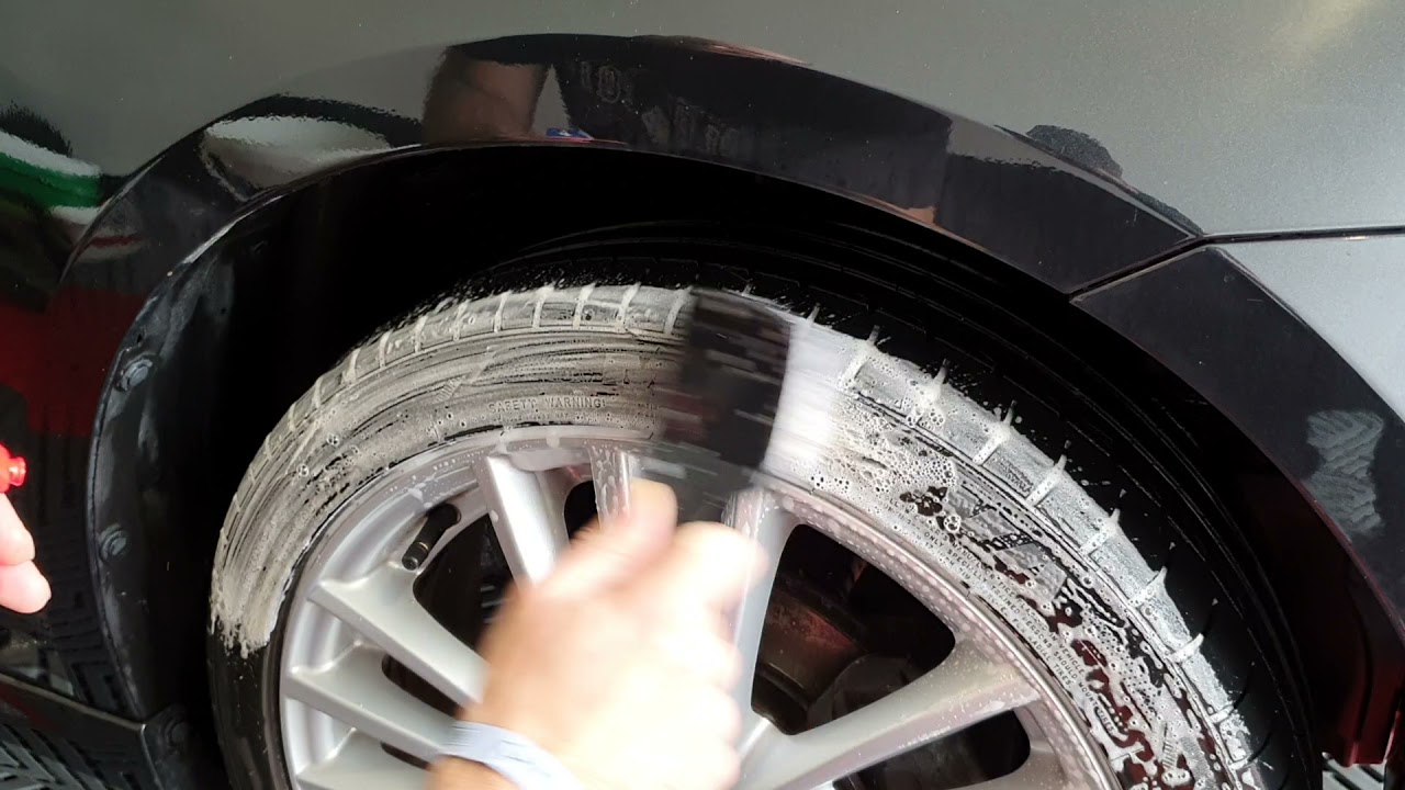 Nettoyage pneu, U7 vs Hikari tyre cleaner