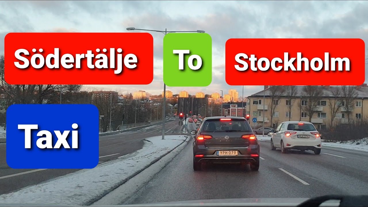 Körning Södertälje till Stockholm Skanstull | Driving Södertälje to Skanstull Stockholm Sweden