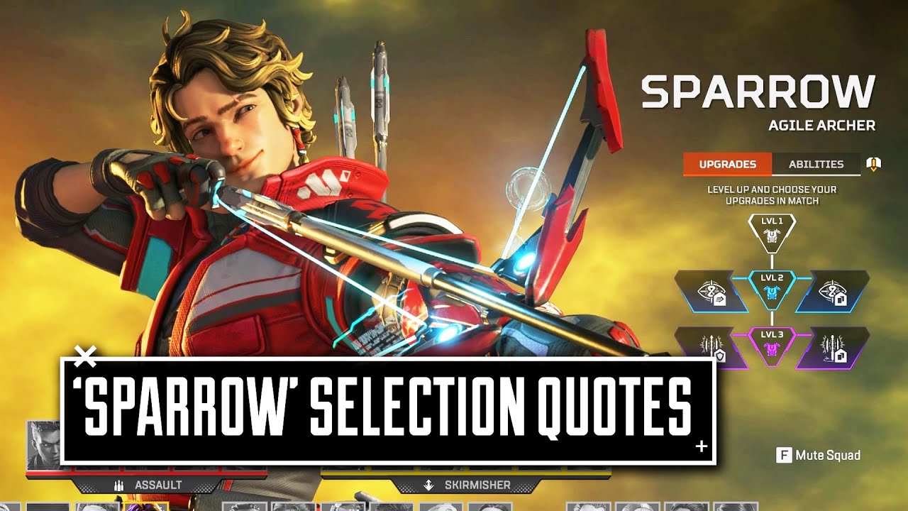 SPARROW Legend Selection Quotes - Apex Legends Season 25