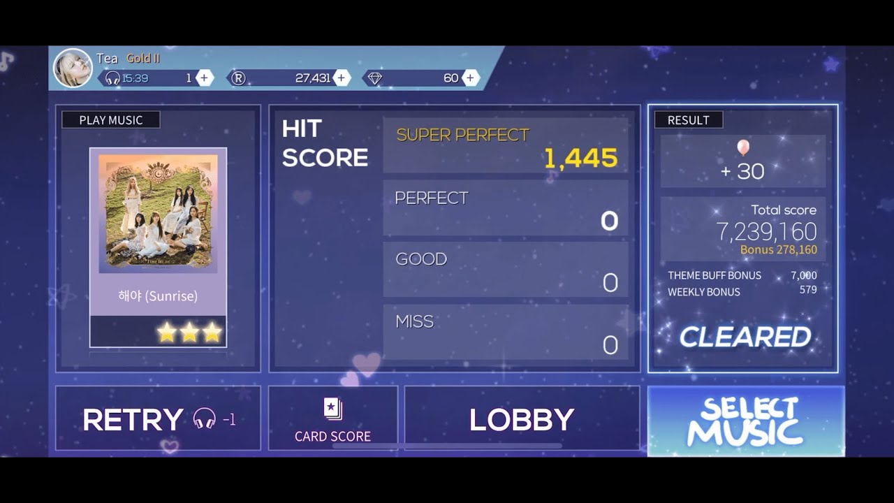 [SuperStar GFRIEND] 해야 (Sunrise) (Full SP w/ All R50 Prism Cards)