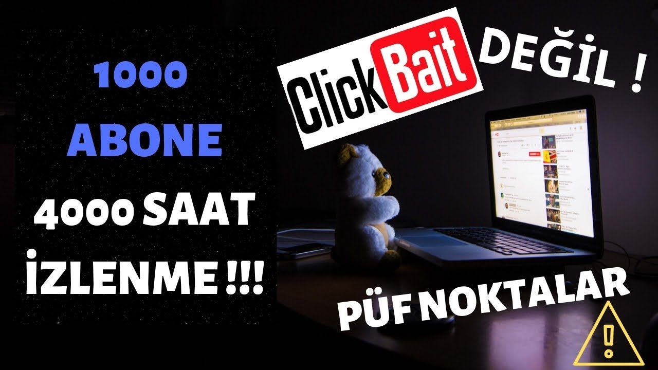 Youtube 1000 Abone 4000 Saat Sınırını Geçmek ! Youtube Para Kazanma Aktifleştirme !