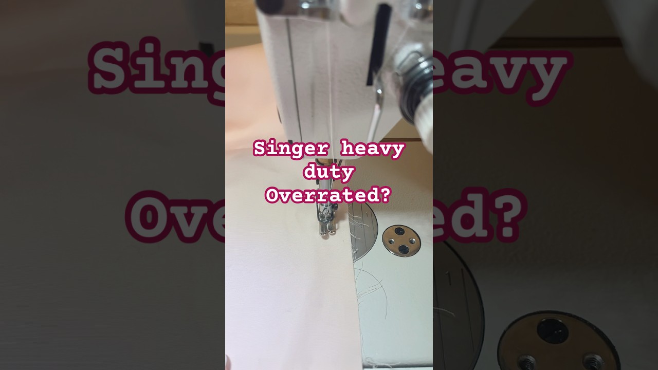 My hot take on the singer heavy duty machine #sewing #sewingtips #sewingmachine