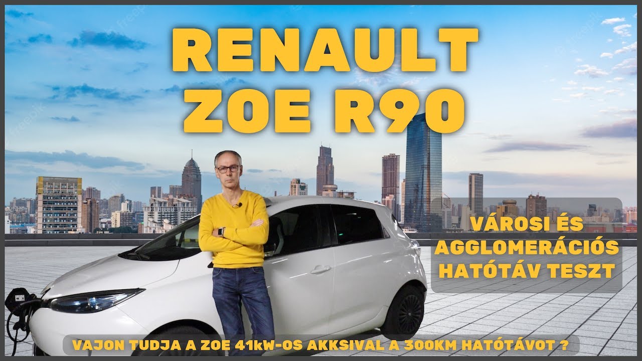 Renault ZOE hatótáv teszt