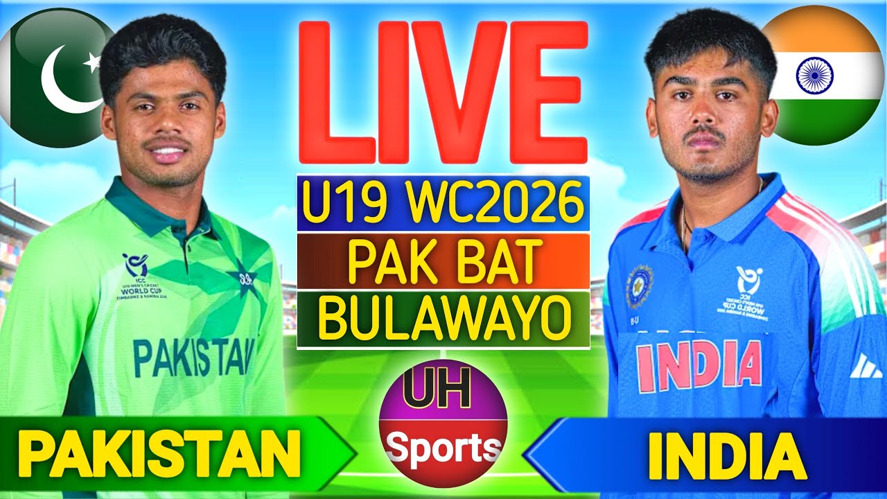 India vs Pakistan , Under 19 World Cup 2026  | Live Cricket Score & Commentary, 2nd Innings, PAK BAT