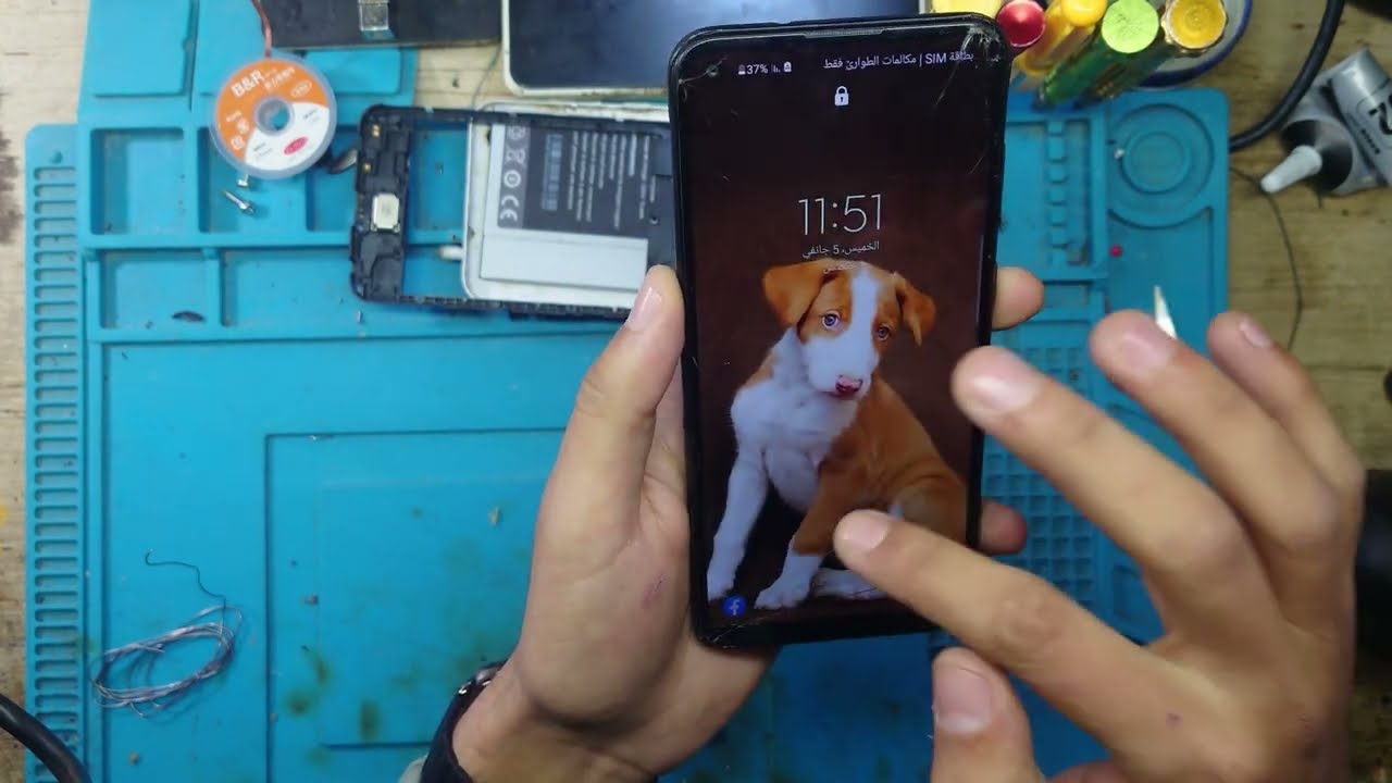 samsung a11/m11 only glass changeتغيير زجاج الحماية