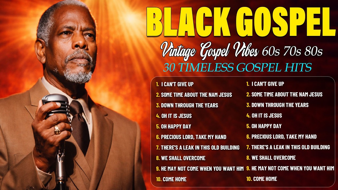 Best Vintage Black Gospel Music for Sunday - Old School Gospel Classics 60s 70s 80s