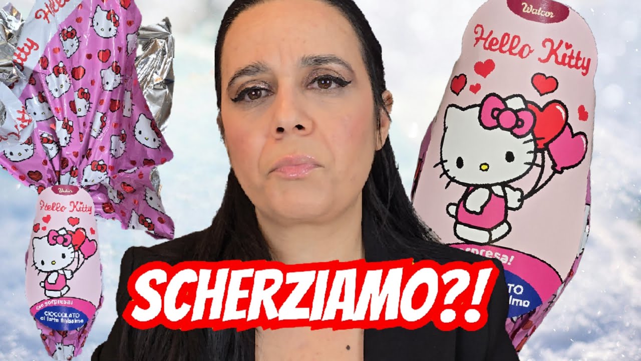 APRIAMO INSIEME L'UOVO DI PASQUA Walcor di  Hello Kitty 2025 😠 Che delusione!!!!!!