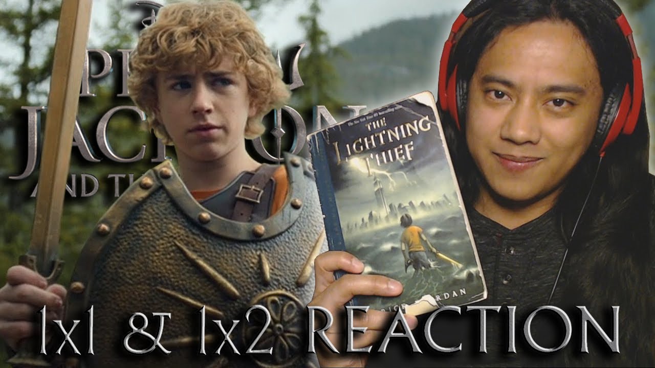 BOOK READER REACTS | Percy Jackson & the Olympians - 1x1 & 1x2