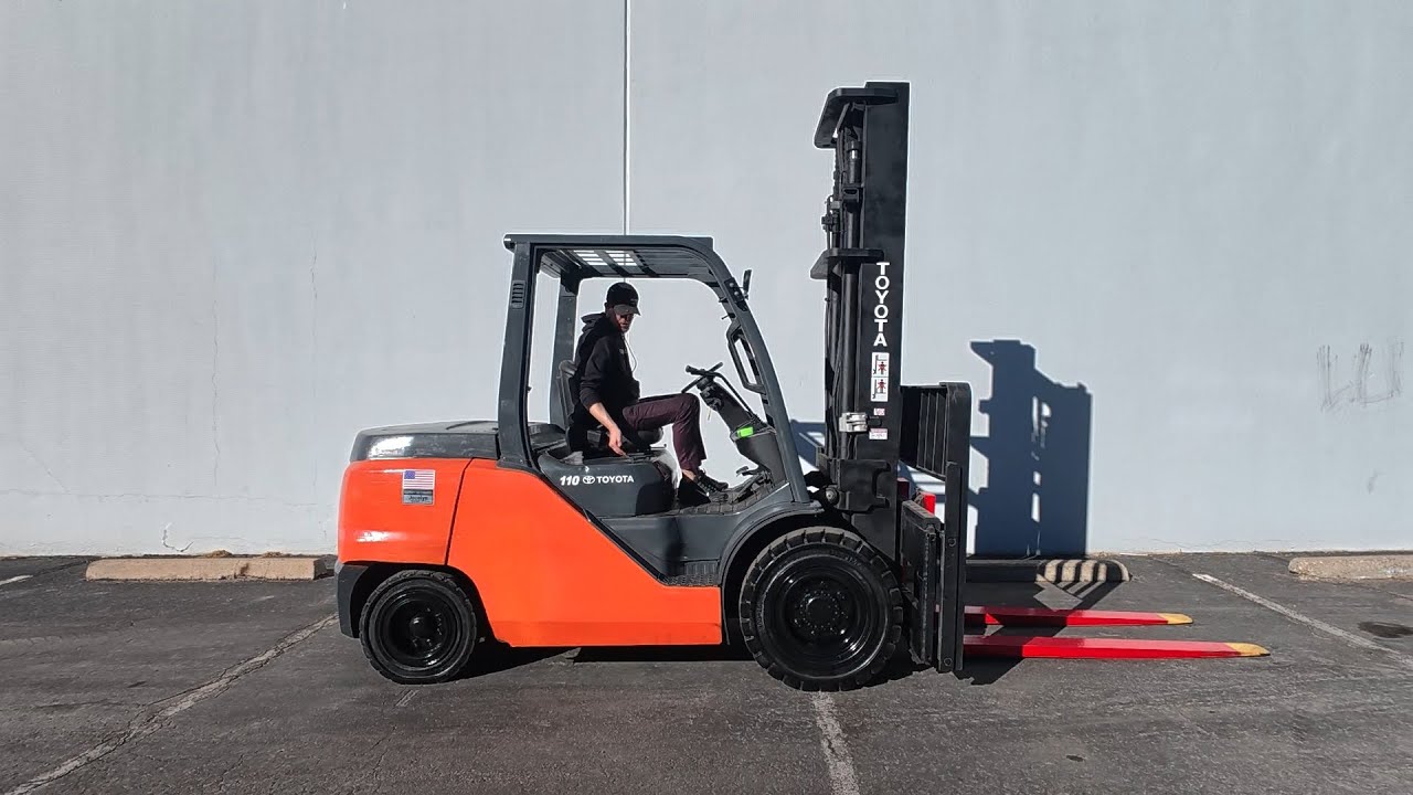 TOYOTA - 11,000lbs -  DIESEL -  #1384 - Forklift for Sale