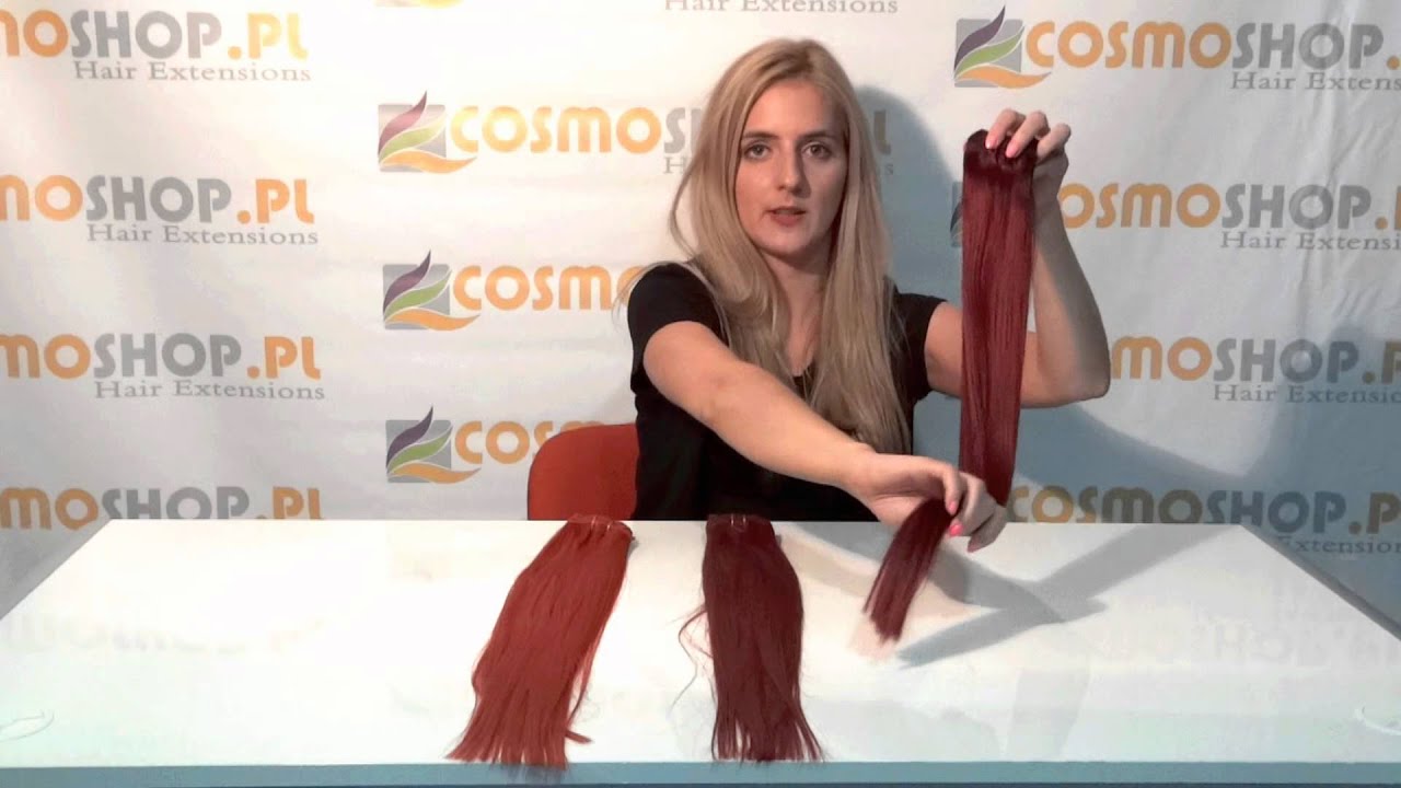 Rude odcienie włos&oacute;w clip in z cosmoshop.pl - doczepiane włosy :)
