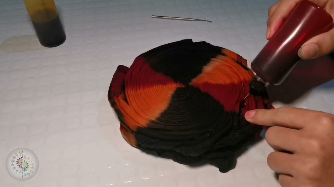 How to make reverse tiedye