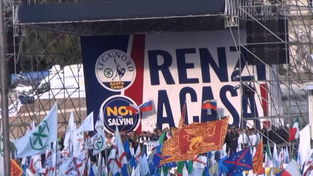 Salvini a Piazza del Popolo a Roma